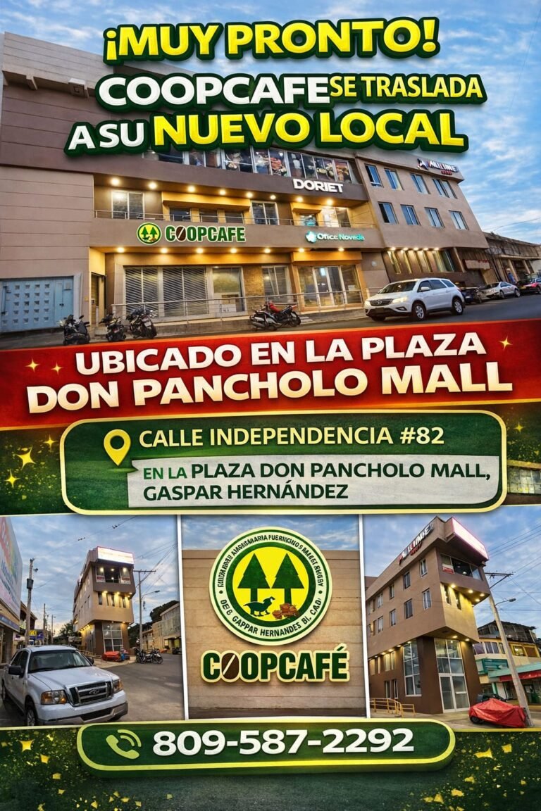 ¡Muy pronto COOPCAFÉ se traslada a su nuevo local!