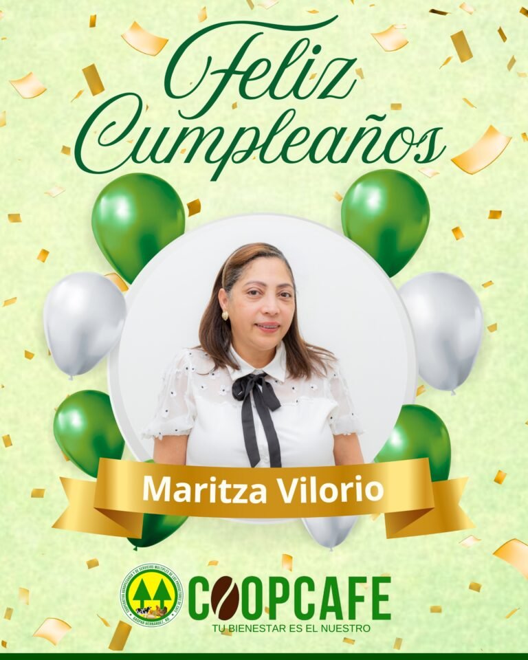 COOPCAFE felicita en su cumpleaños a Maritza Vilorio de Amaro