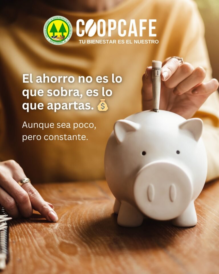 El ahorro no es lo que sobra, es lo que apartas.